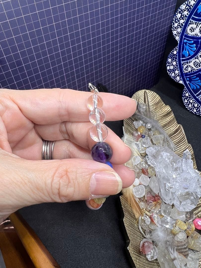 パワーストーンレインボーブレスレット