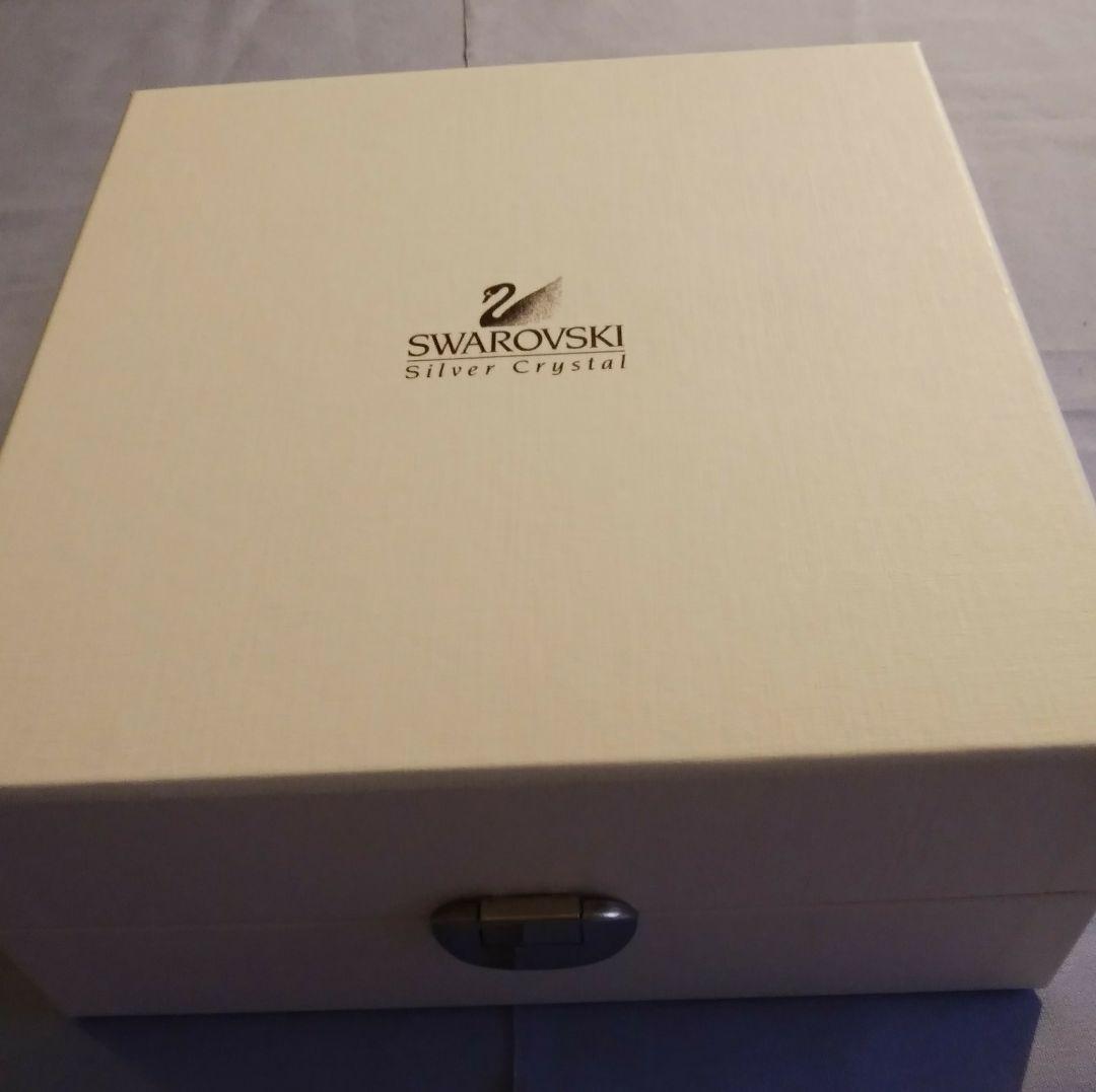 【スワロフスキー】　SWAROVSKI 　サギ　クリスタルガラス