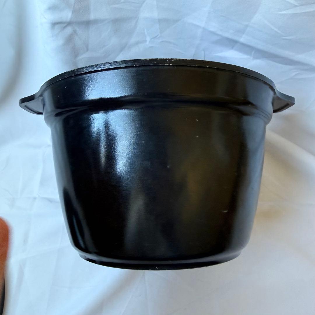 パロマ　厚釜　炊飯専用鍋　3合炊き　ブラック　PRN-31