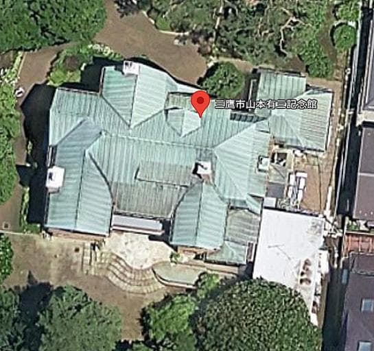 昭和レトロ洋館「山本有三記念館」　着色模型