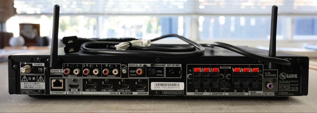 ONKYO AVアンプ tx-l50リモコン付き