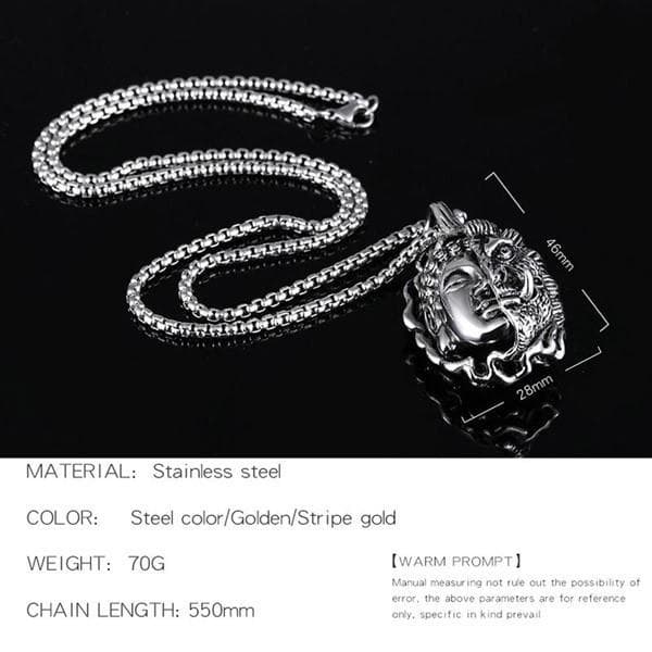 ペンダント ネックレス 半面 阿修羅 仏像 観音 悪魔　鬼と仏　奇妙な半面