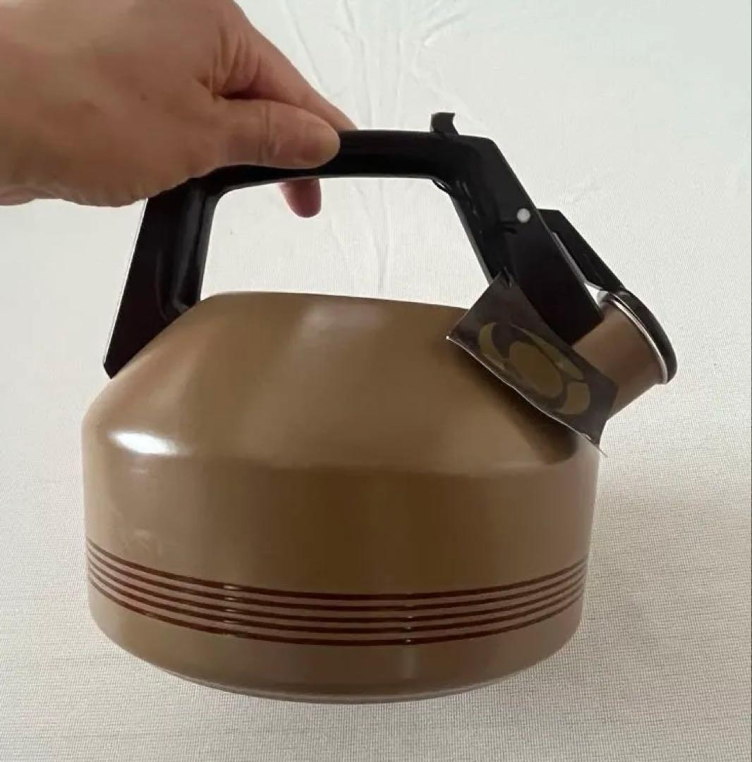 【未使用】エジリー EJIRY ホーローケトル 2.8L PRESEE レトロ