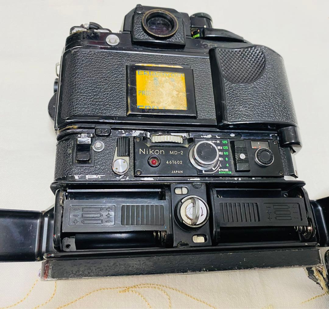 Nikon F2 カメラ MD-2 MB-1 レンズ　ピストルグリップ　説明書