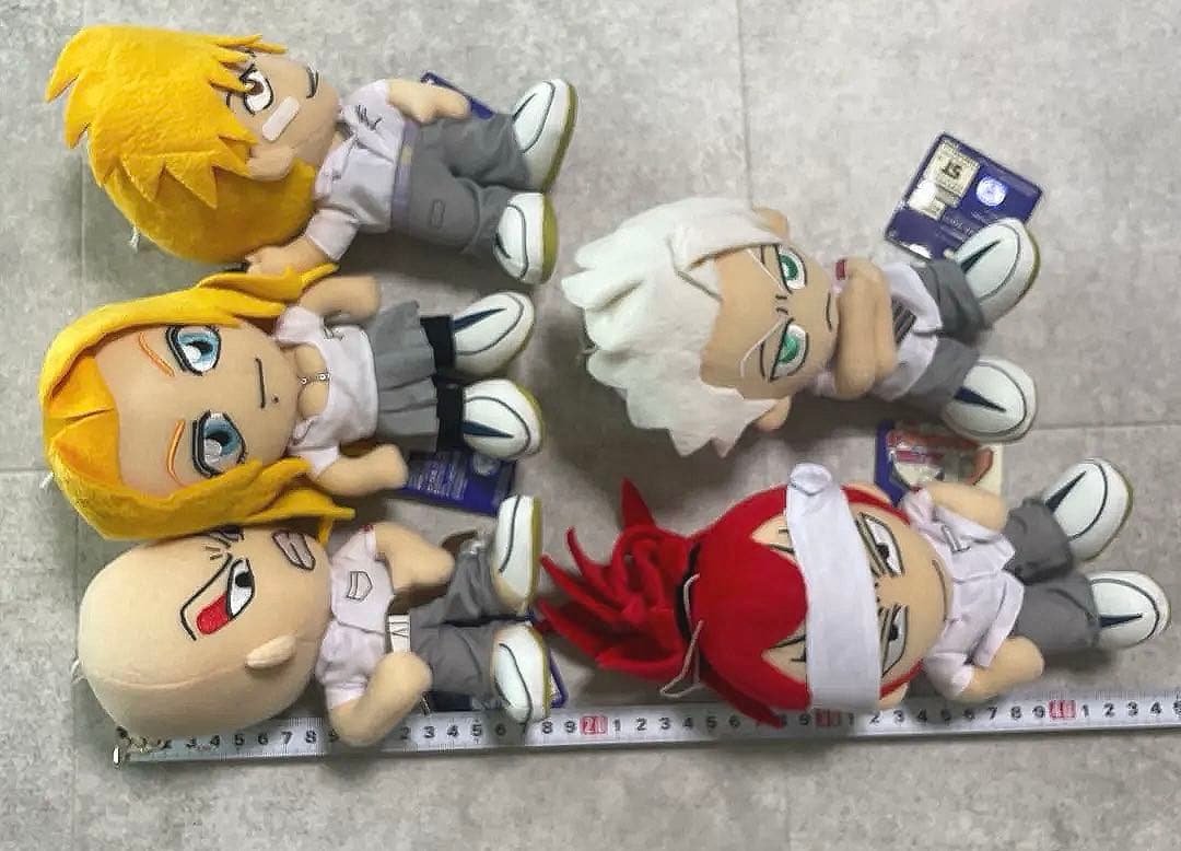 BLEACH　 ぬいぐるみ 全5種　集英社当時物アニメグッズ非売品斑目一角
