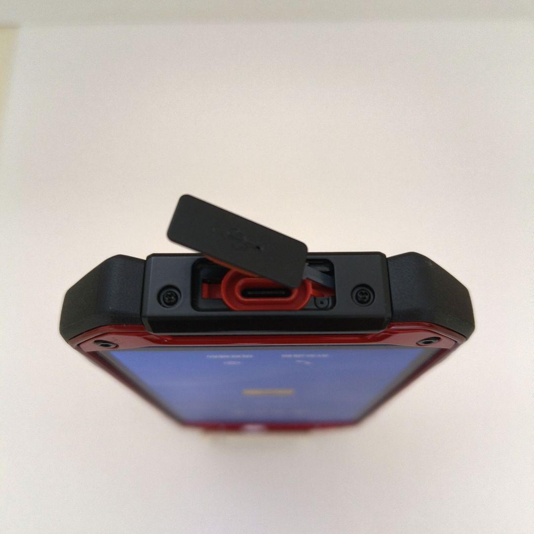 TORQUE G04 レッド au・予備バッテリー＆ガラスフィルム2枚付