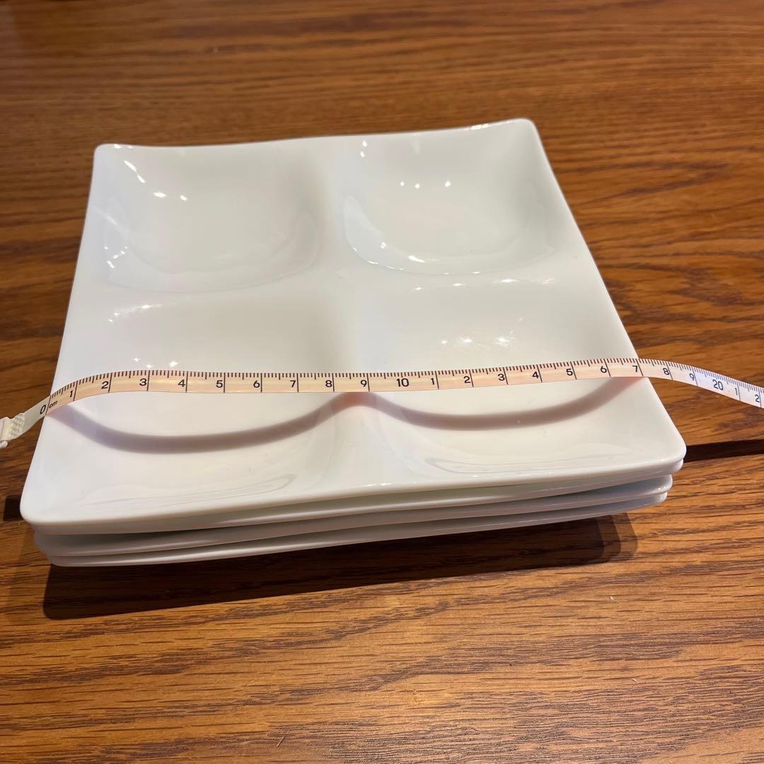 コワケ　深山食器店　miyama 4ツ仕切皿　４枚セット