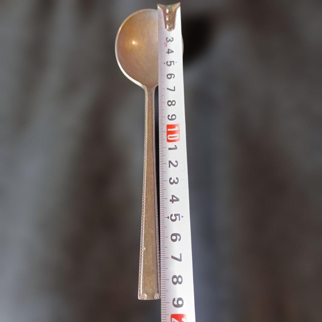 アンティーク金属製細長スプーン 5本セット287㌘