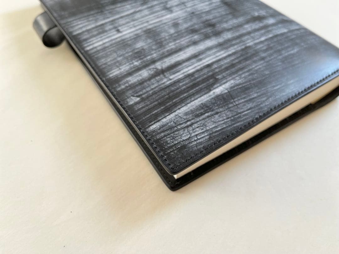 【受注生産】A5手帳カバー　ブックカバー　ノートカバー　ブライドルレザー　手縫い