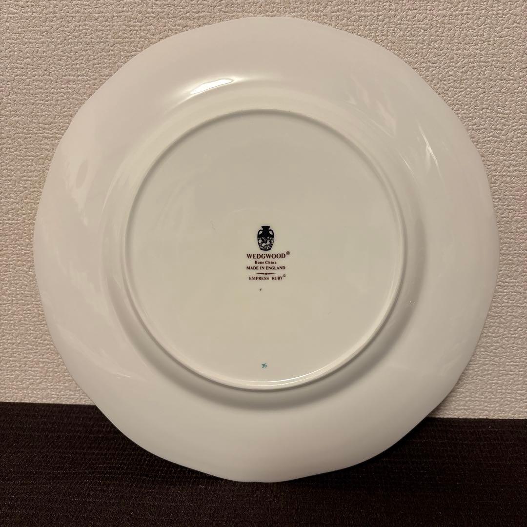 ウェッジウッド　エンプレス　ルビー　ディナープレート　27cm