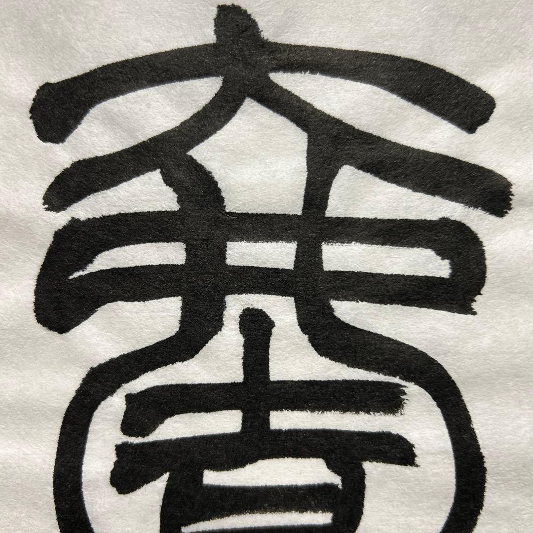書道作品 臨書　小林斗盦　篆書千字文　筆文字　アート　芸術　美術品　二枚セット