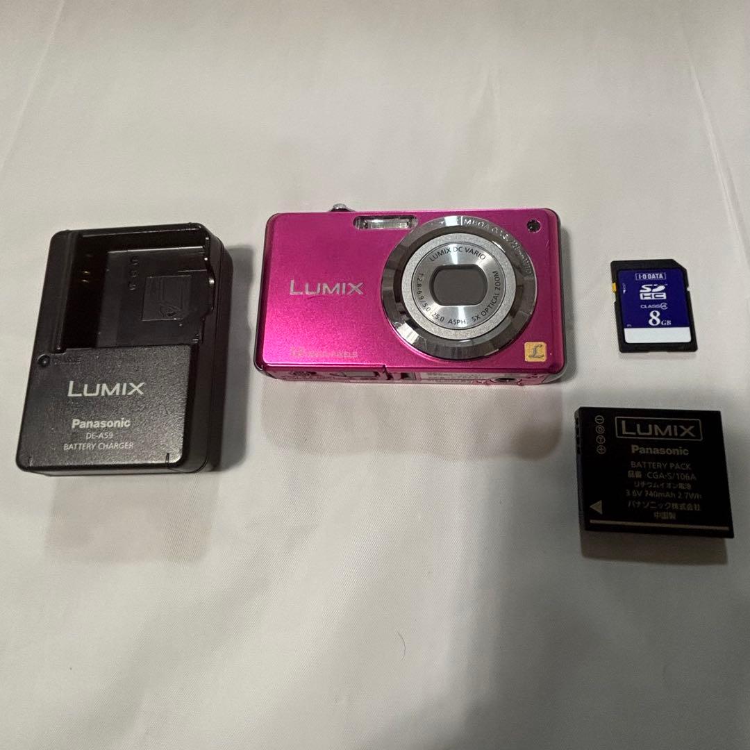 動作確認済　Panasonic LUMIX 12 DMC-FS10コンデジ