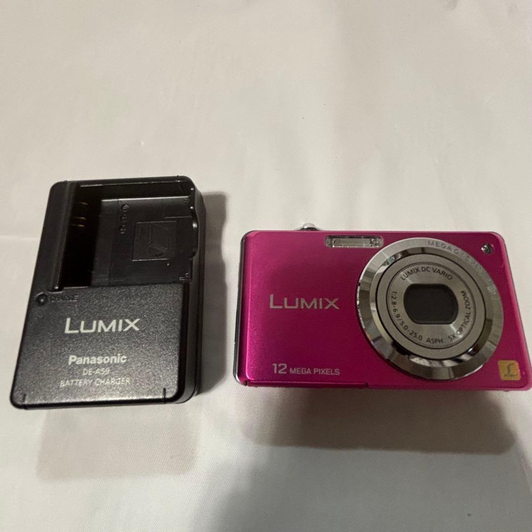 動作確認済　Panasonic LUMIX 12 DMC-FS10コンデジ