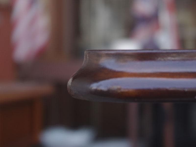 優美な曲線 木製テーブル 鉄脚 鋳物 ミシン脚