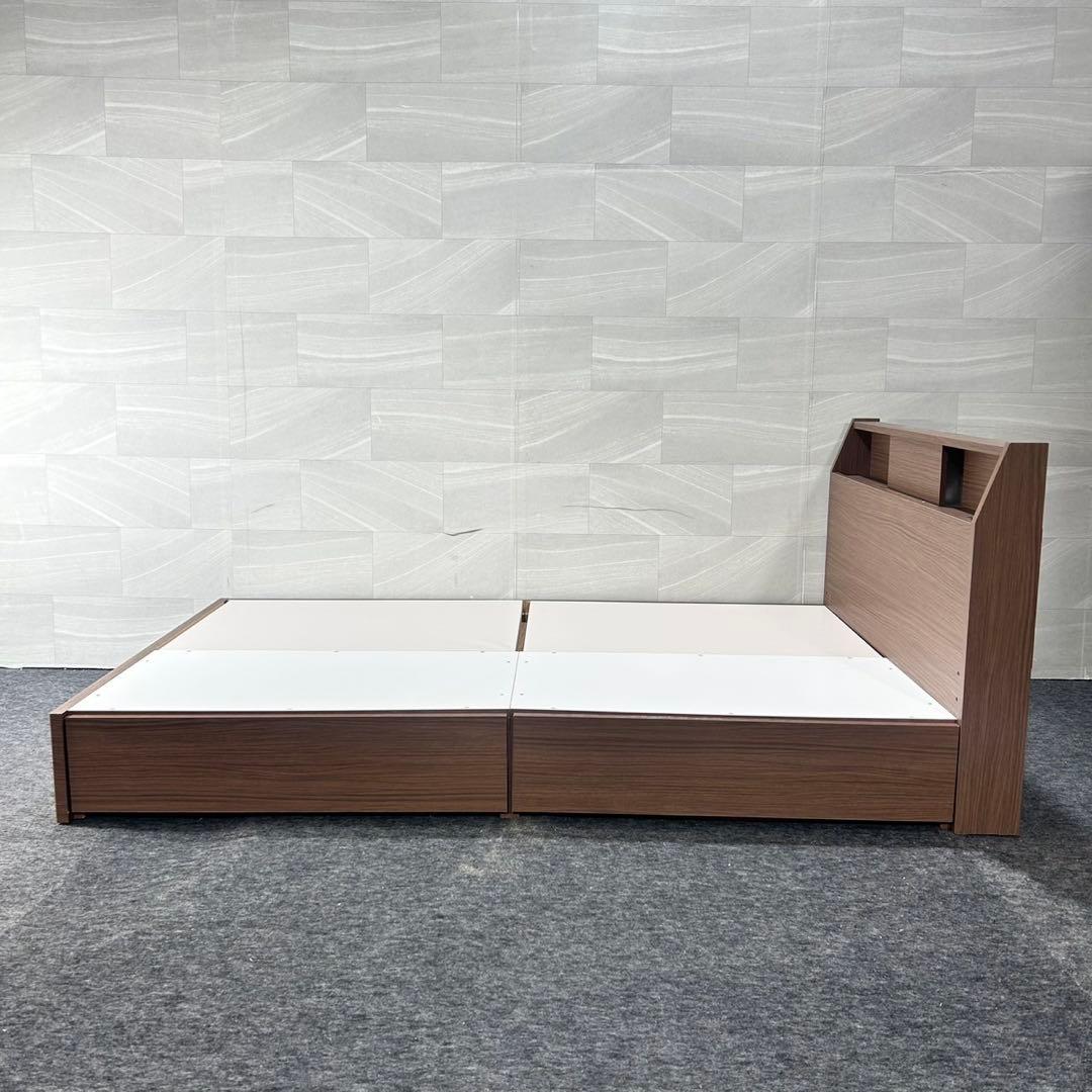 ニトリ ベッドフレーム アザン3浅型 セミダブル ベッド 家具 d5377
