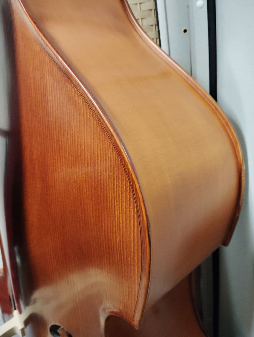 コントラバス ウッドベース グリガ gems2 ラウンドバック 3/4 ケース付