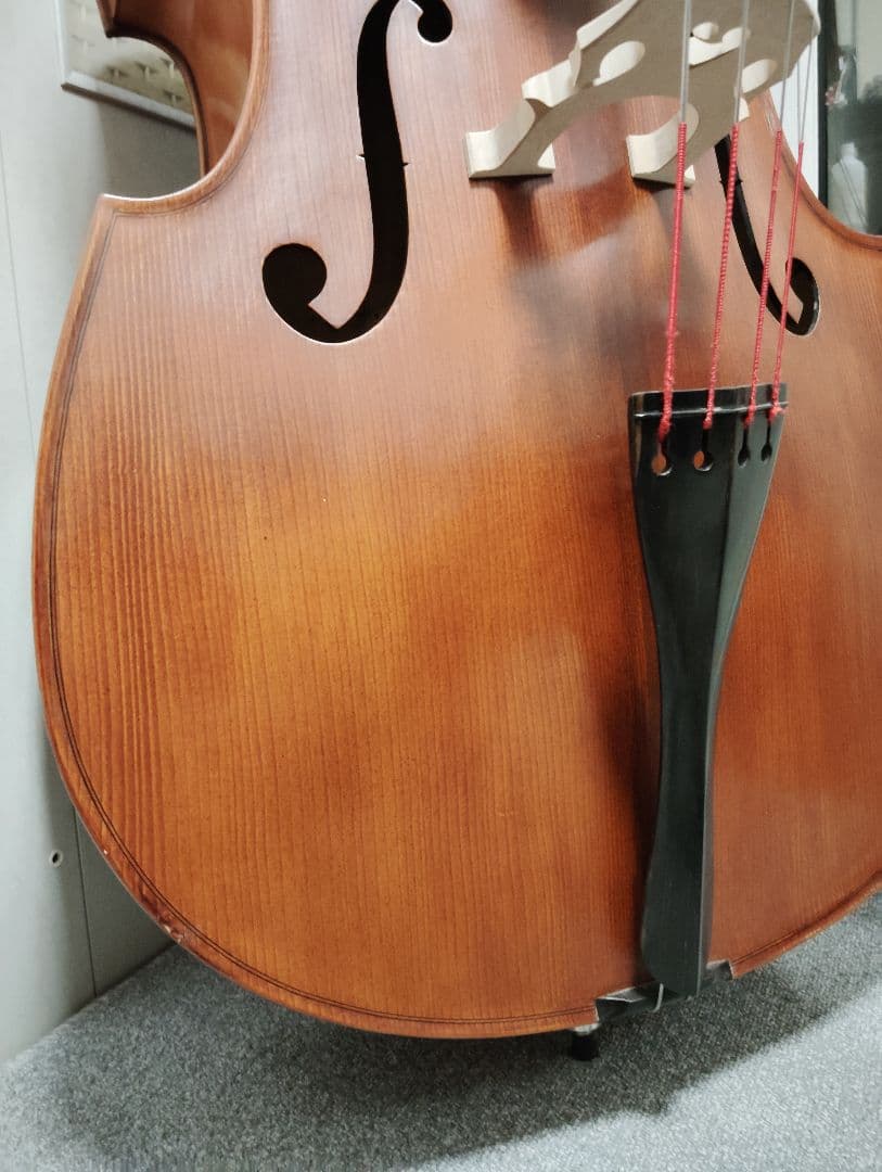 コントラバス ウッドベース グリガ gems2 ラウンドバック 3/4 ケース付