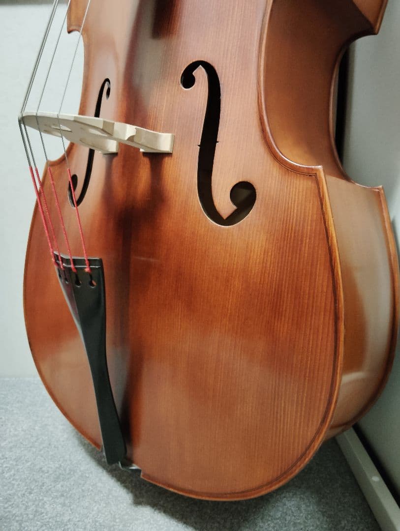 コントラバス ウッドベース グリガ gems2 ラウンドバック 3/4 ケース付