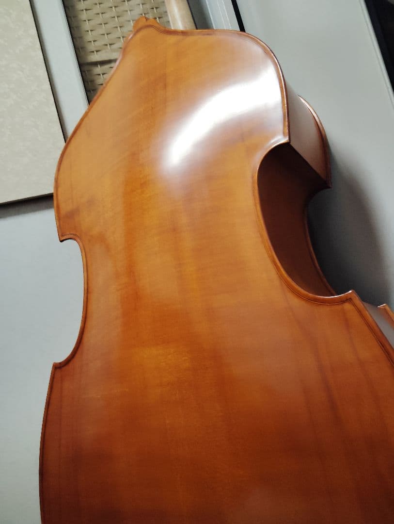 コントラバス ウッドベース グリガ gems2 ラウンドバック 3/4 ケース付