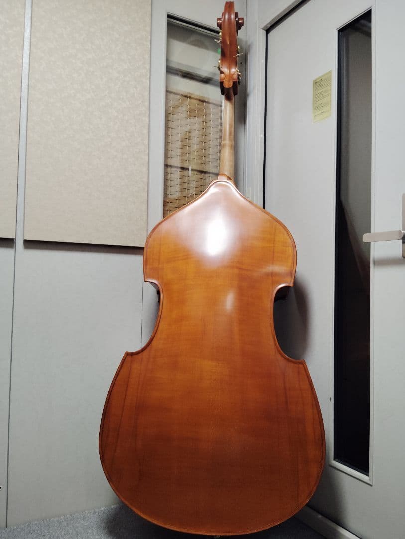 コントラバス ウッドベース グリガ gems2 ラウンドバック 3/4 ケース付