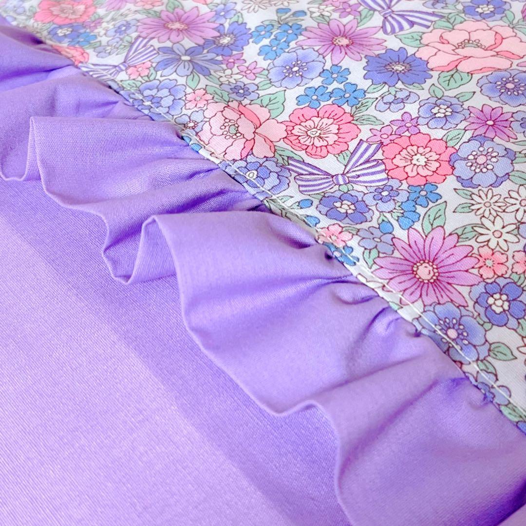 【A×2】入園入学セット　６点　レッスンバッグ　体操服袋　上靴袋 他　ラベンダー