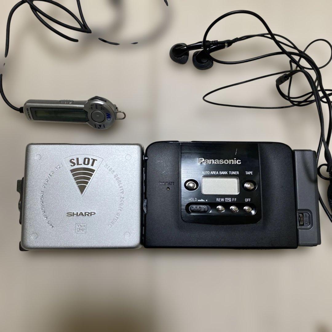 パナソニック SHARP カセットウォークマン MDプレーヤー まとめ売り