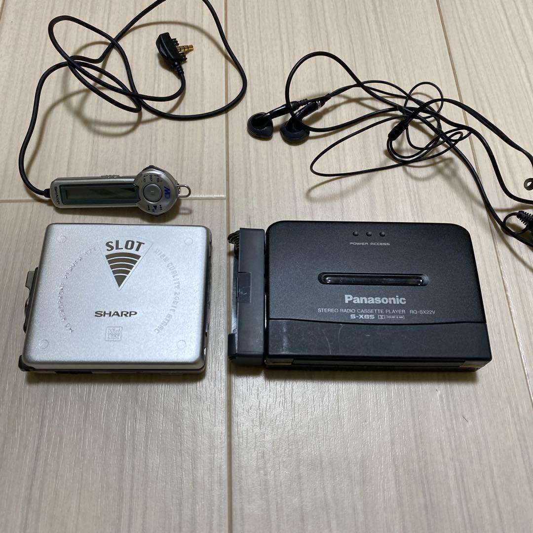 パナソニック SHARP カセットウォークマン MDプレーヤー まとめ売り