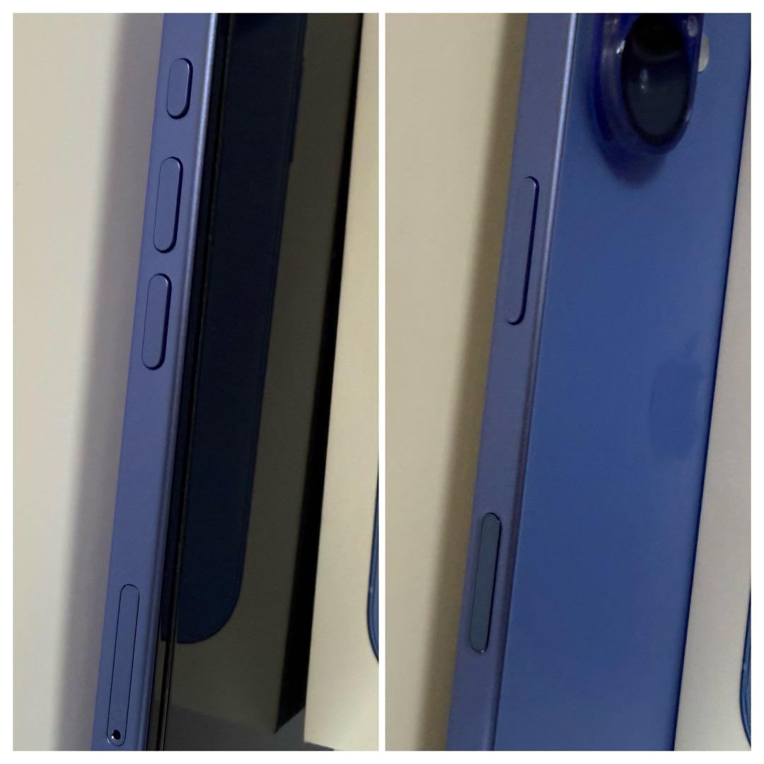 iPhone16 128GB ウルトラマリン 美品 オマケ多数 AirTag新品
