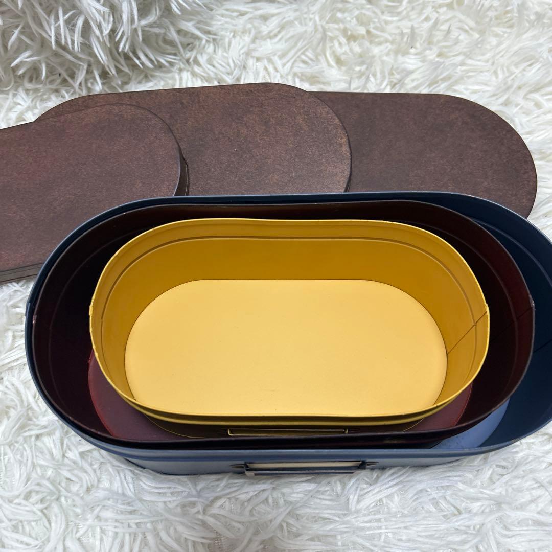 Tender Heart マトリョーシカ風３段収納BOX小物入れブリキカントリー