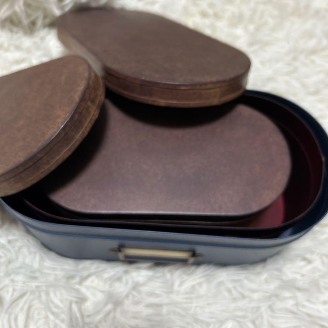 Tender Heart マトリョーシカ風３段収納BOX小物入れブリキカントリー