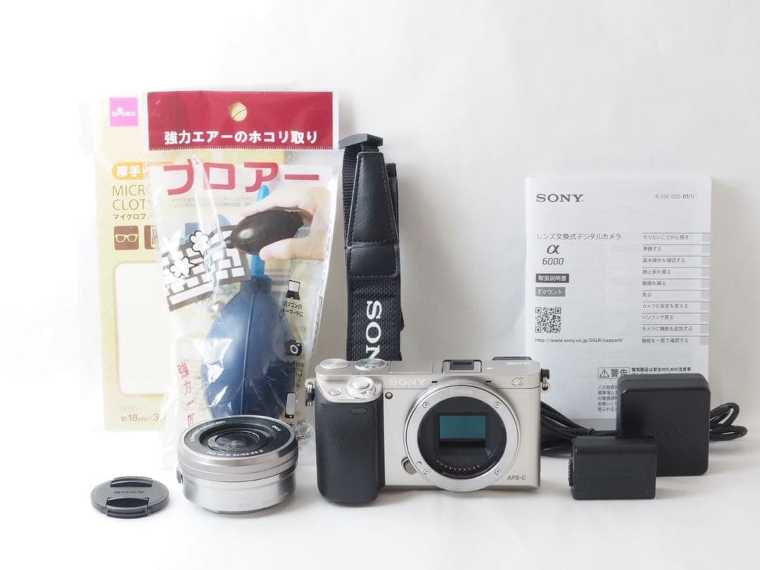 【美品】Wifi搭載❤️軽量 ソニーα6000 2420万画素　標準レンズキット