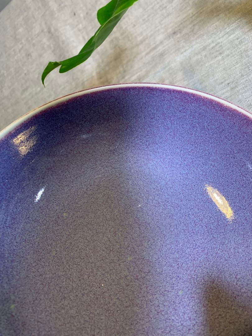 北村和善 均窯 菓子鉢　御室焼き　仁清焼き　 茶席の器　20cm 未使用