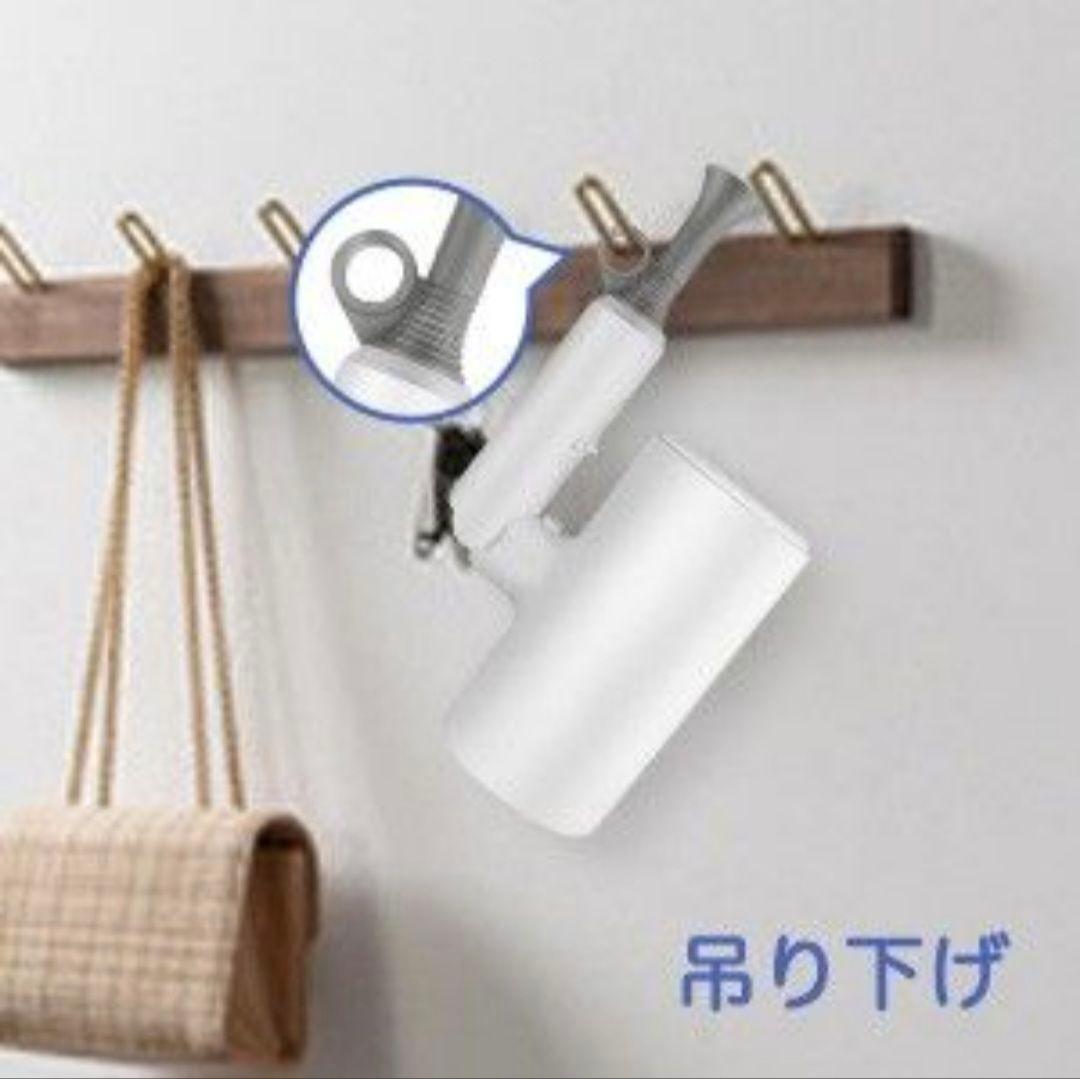 ドライヤー 大風量 高濃度マイナスイオン 1300W 冷熱風 ホワイト