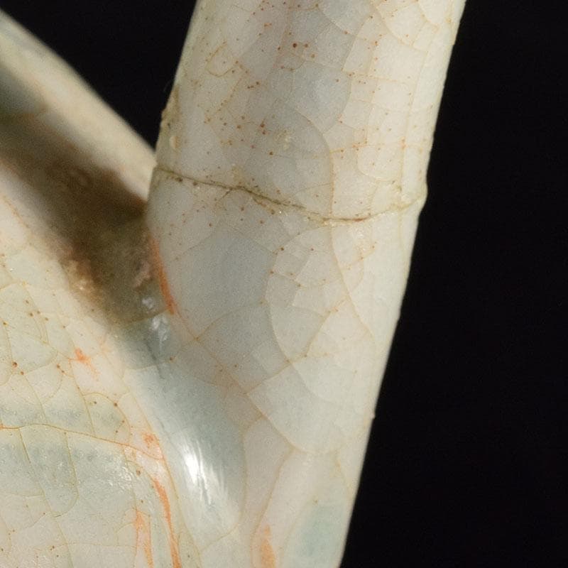 中国　影青　青白磁　花文　水注瓶　C　6980