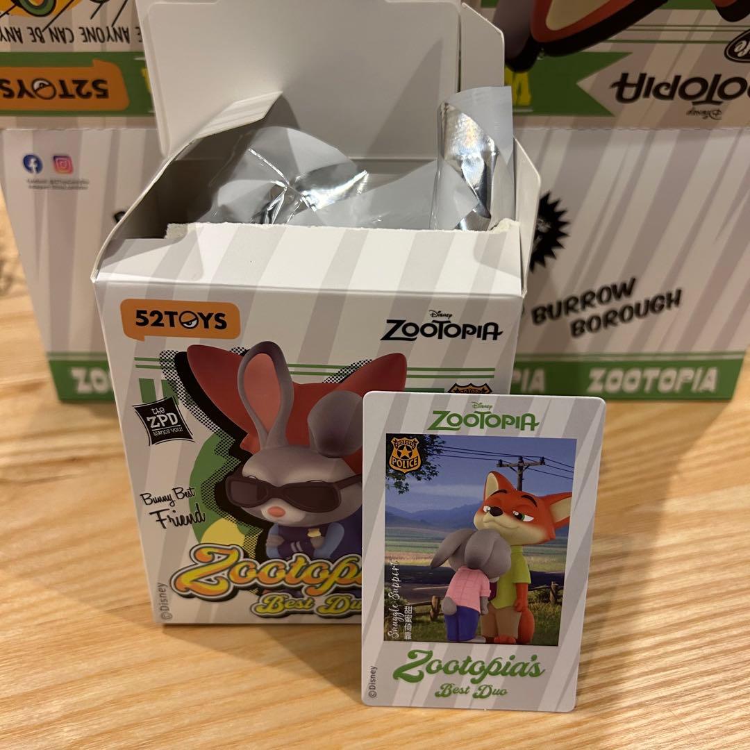 【新品】ズートピア　ベストパートナー 52toys ニック　ジュディ　全種セット