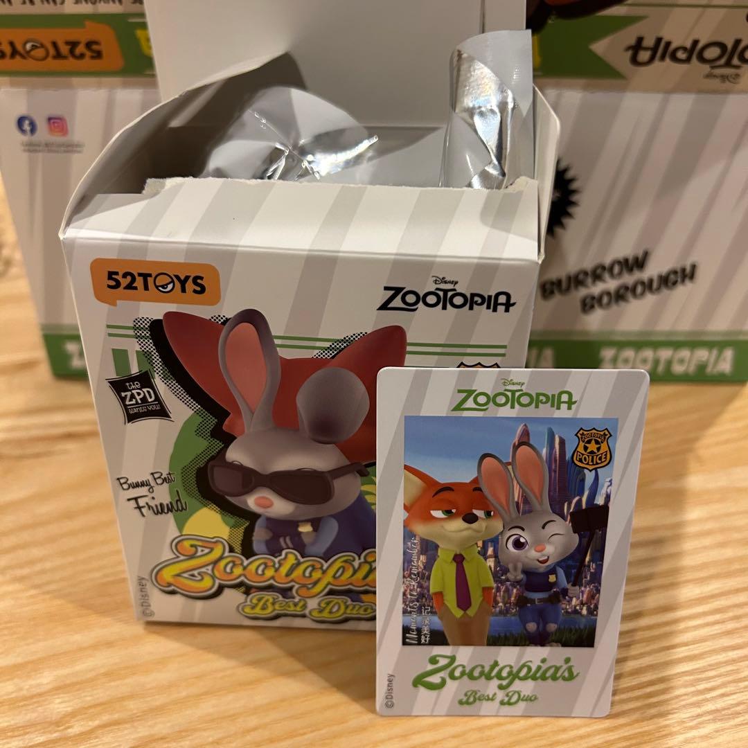 【新品】ズートピア　ベストパートナー 52toys ニック　ジュディ　全種セット