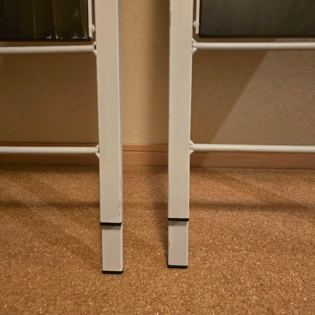 イタリア製 アーメット ポケット ウッド 薄型折りたたみチェア 2脚