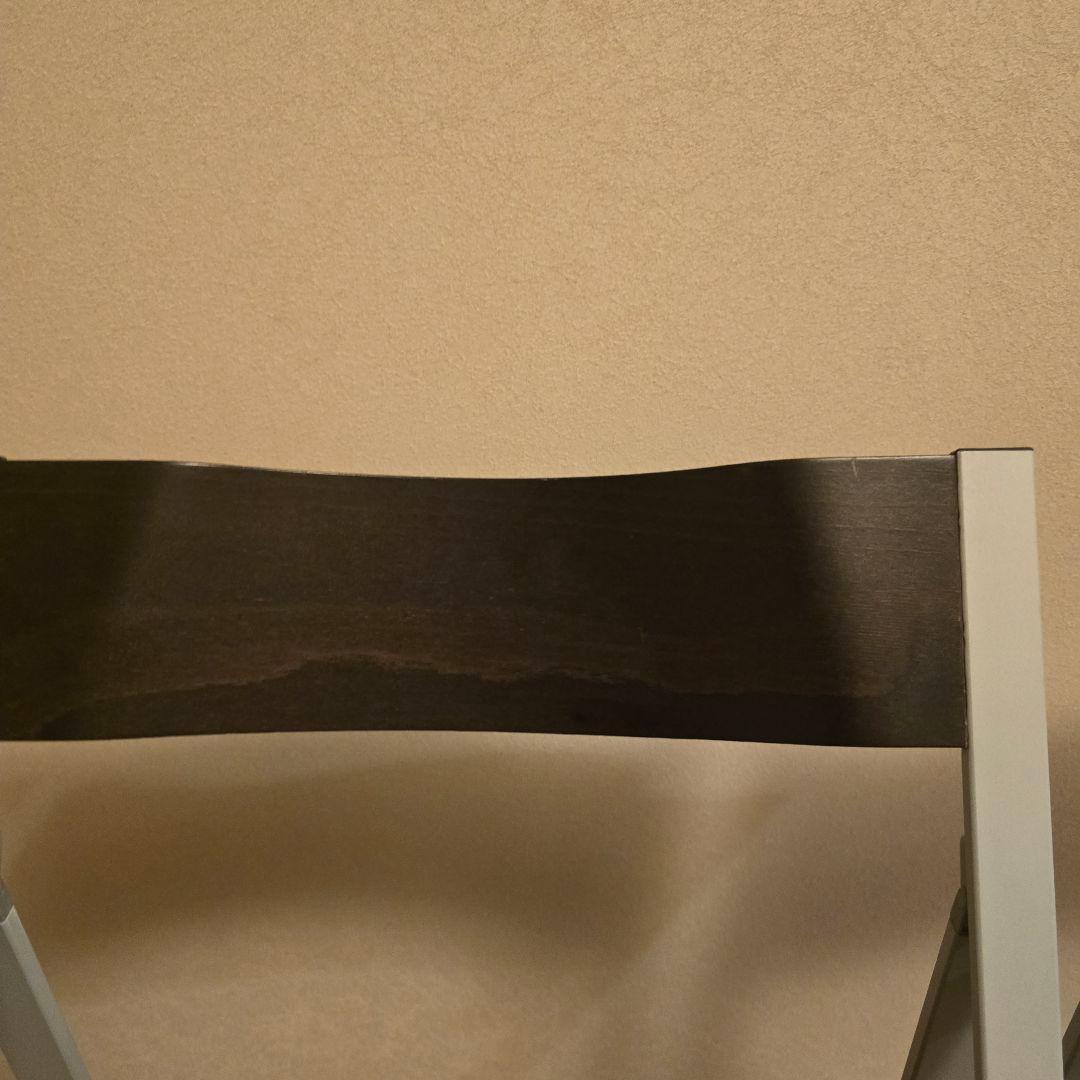 イタリア製 アーメット ポケット ウッド 薄型折りたたみチェア 2脚