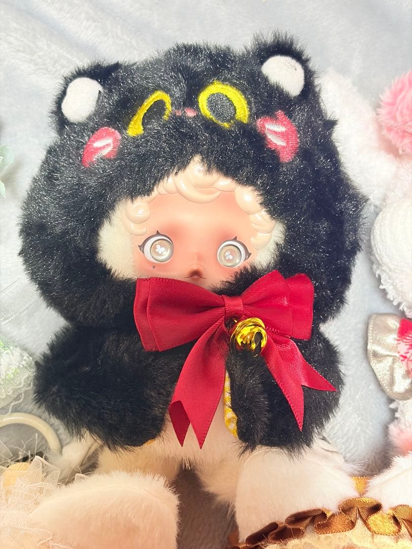 スカルパンダぬいぐるみペンダント 洋服、衣装、ケース付きまとめ売り