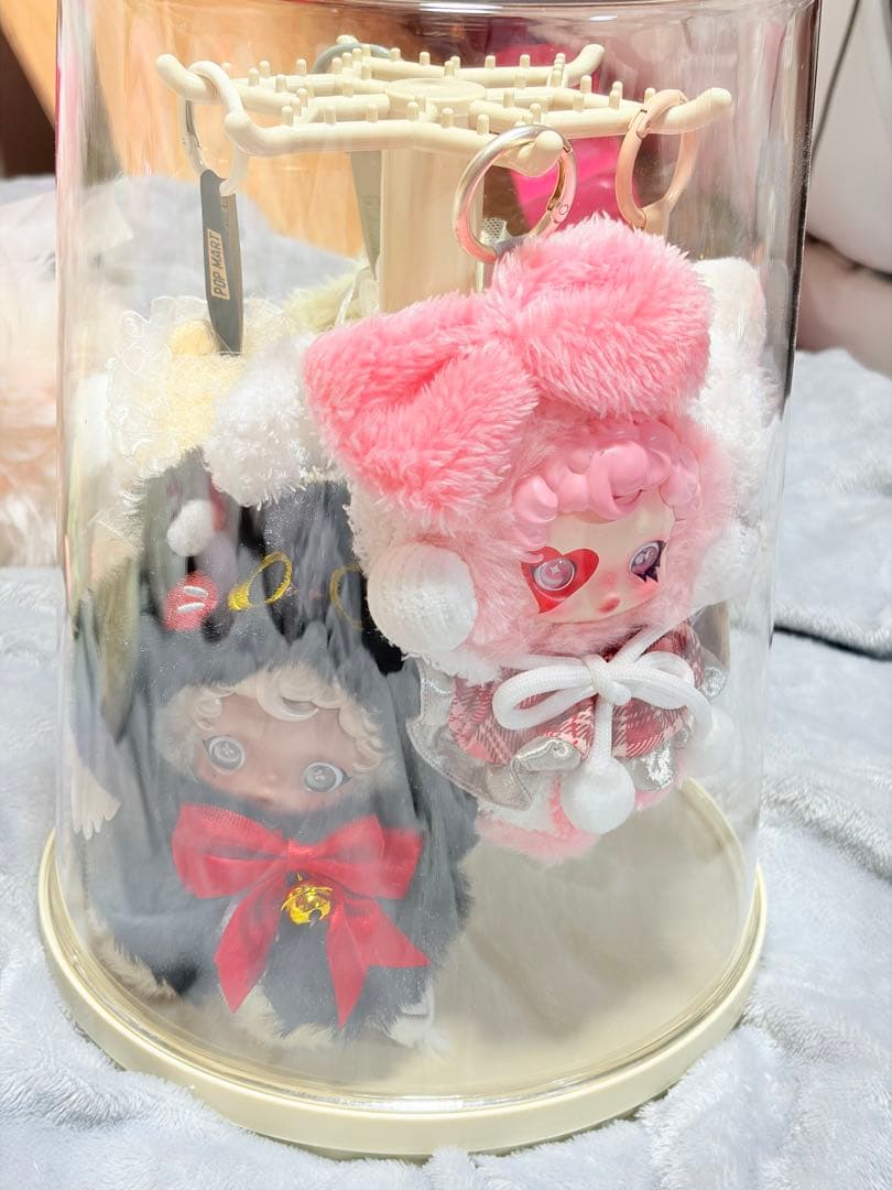 スカルパンダぬいぐるみペンダント 洋服、衣装、ケース付きまとめ売り