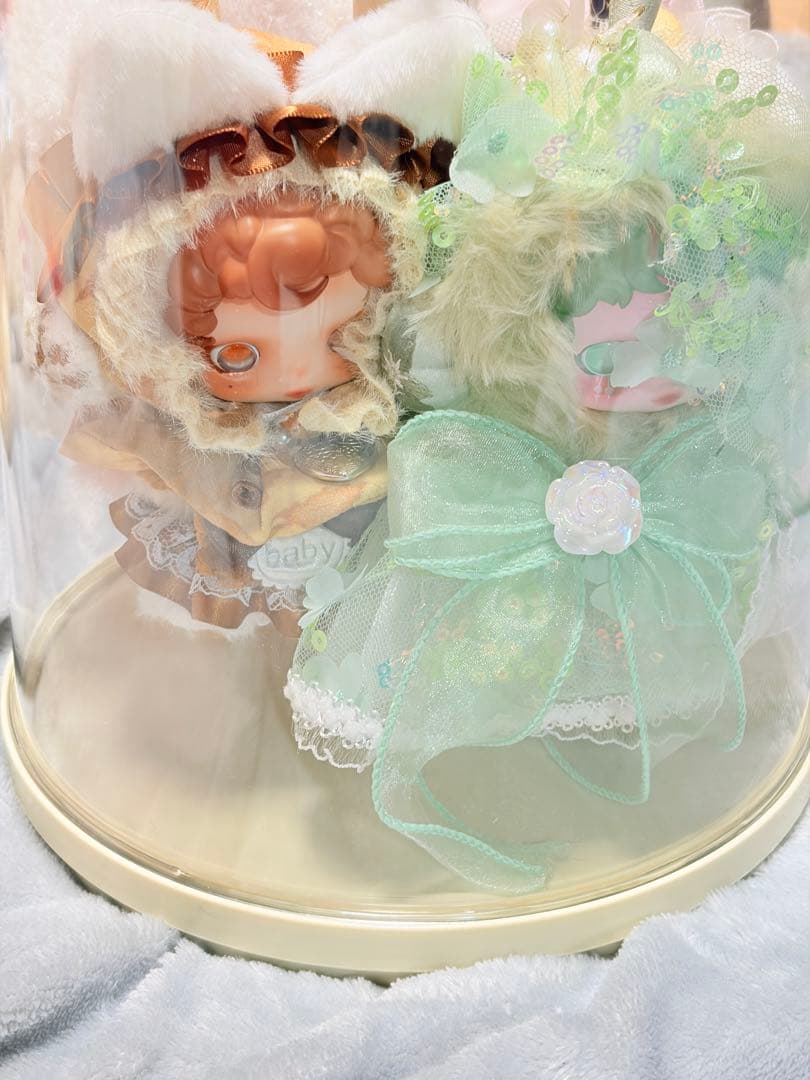 スカルパンダぬいぐるみペンダント 洋服、衣装、ケース付きまとめ売り