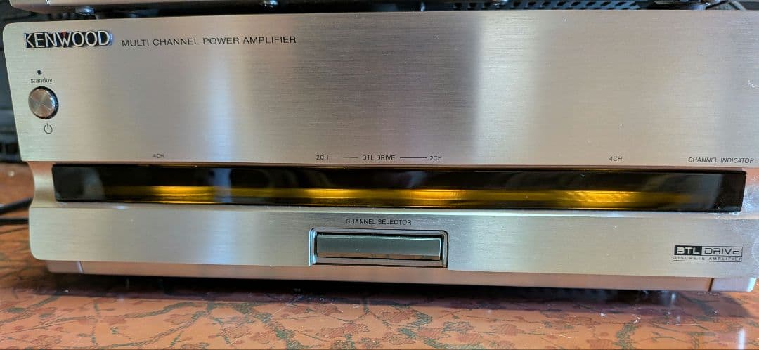 ★KENWOOD DVD MD TUNERコントロールプリアンプ、パワーアンプ