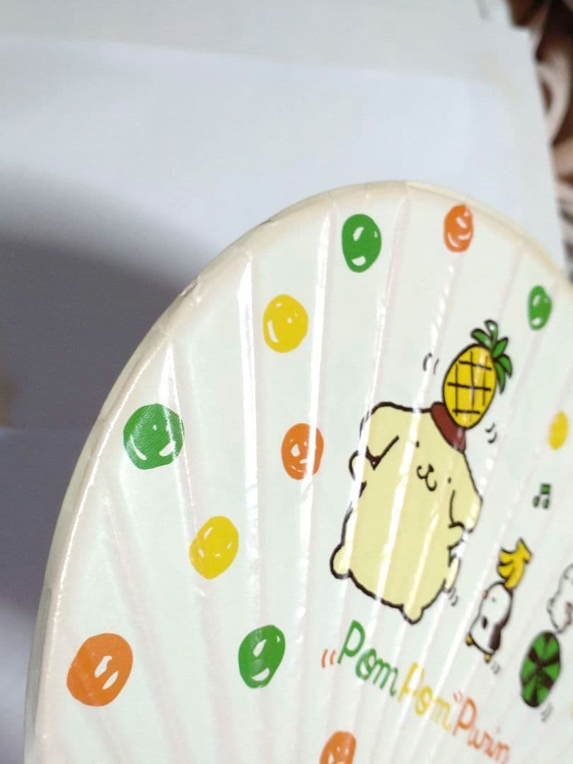 平成 ポムポムプリン うちわ 団扇 1999年 当時物 サンリオ レア