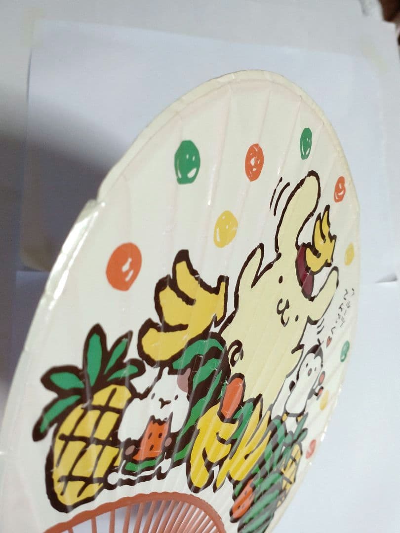 平成 ポムポムプリン うちわ 団扇 1999年 当時物 サンリオ レア