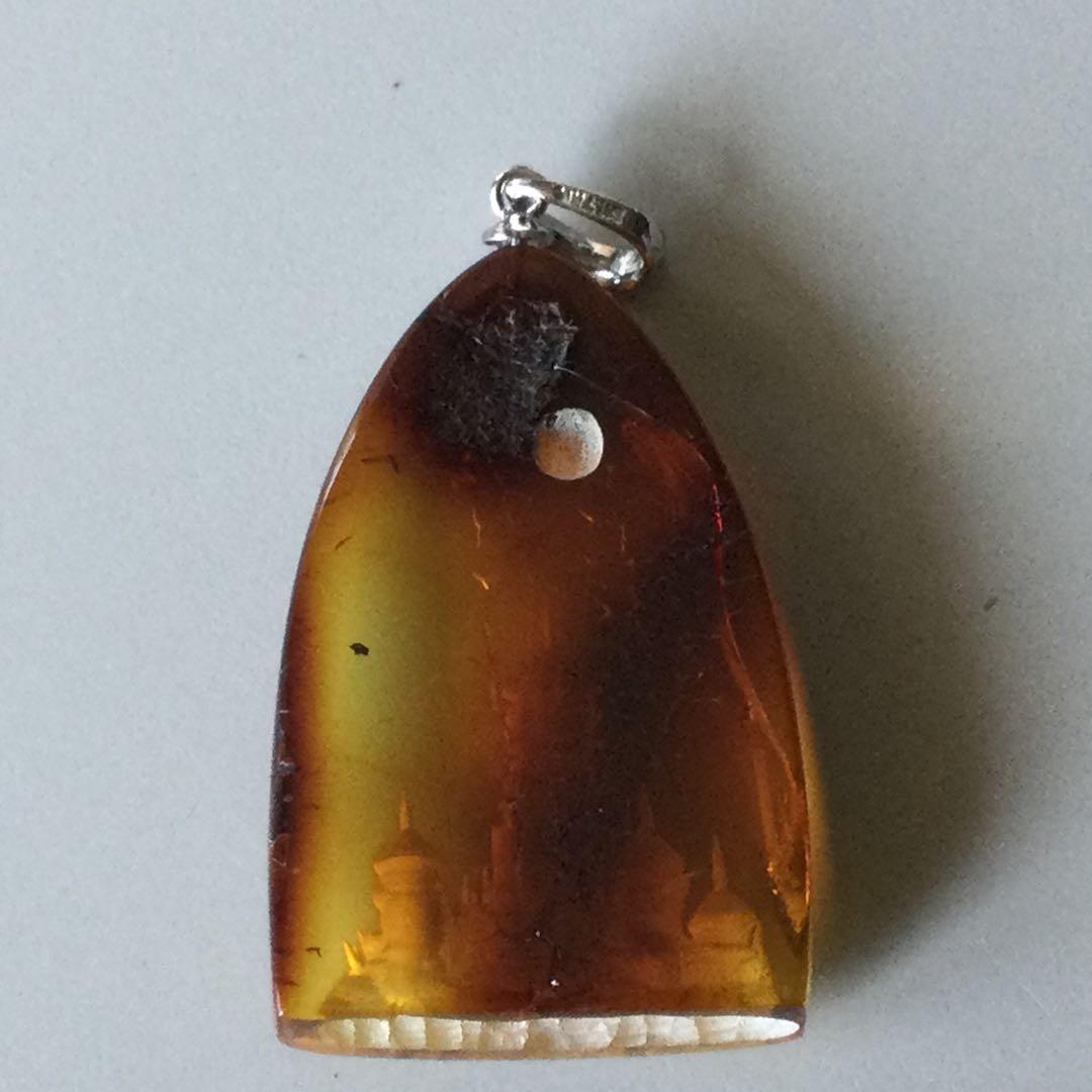 琥珀ペンダントトップ(3、7g)