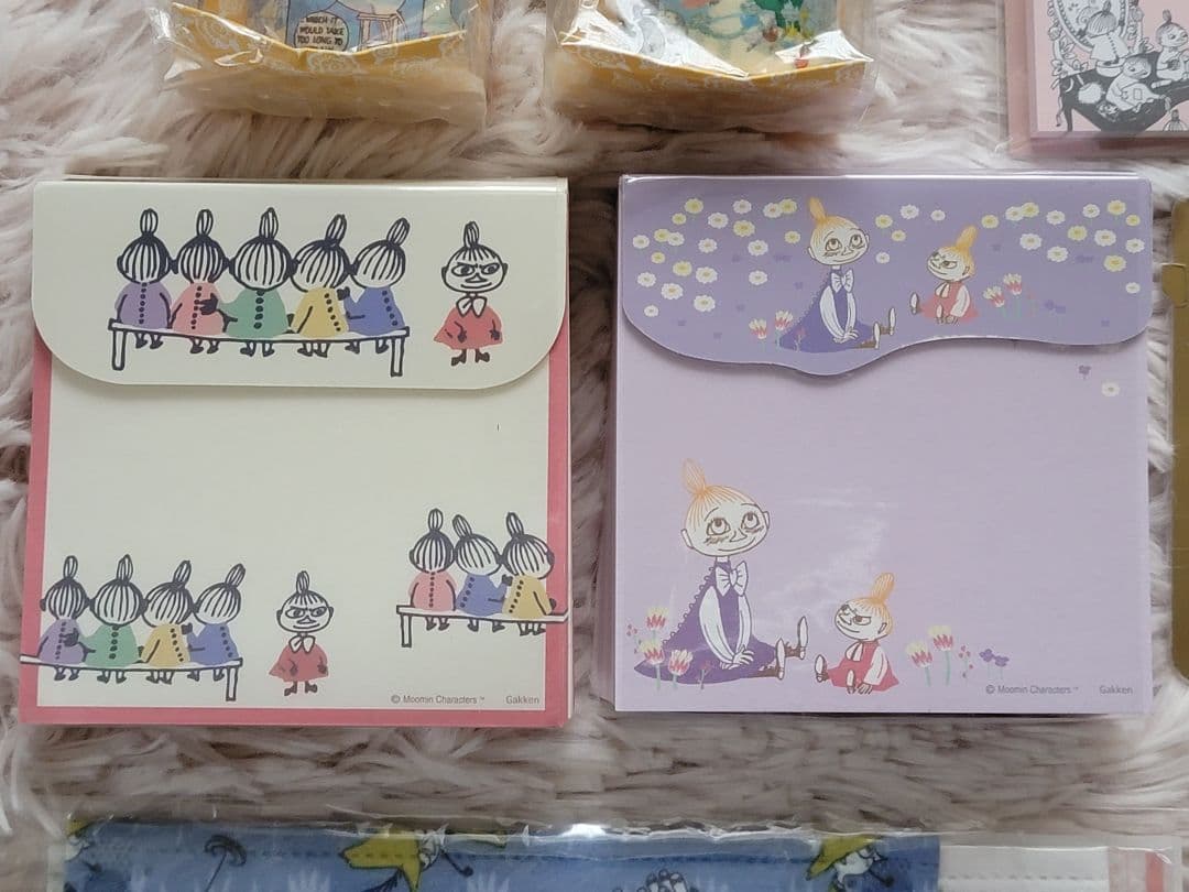 廃盤入手困難超希少・激レアムーミングッズ希少マステ、メモパッド、シール、マスク等