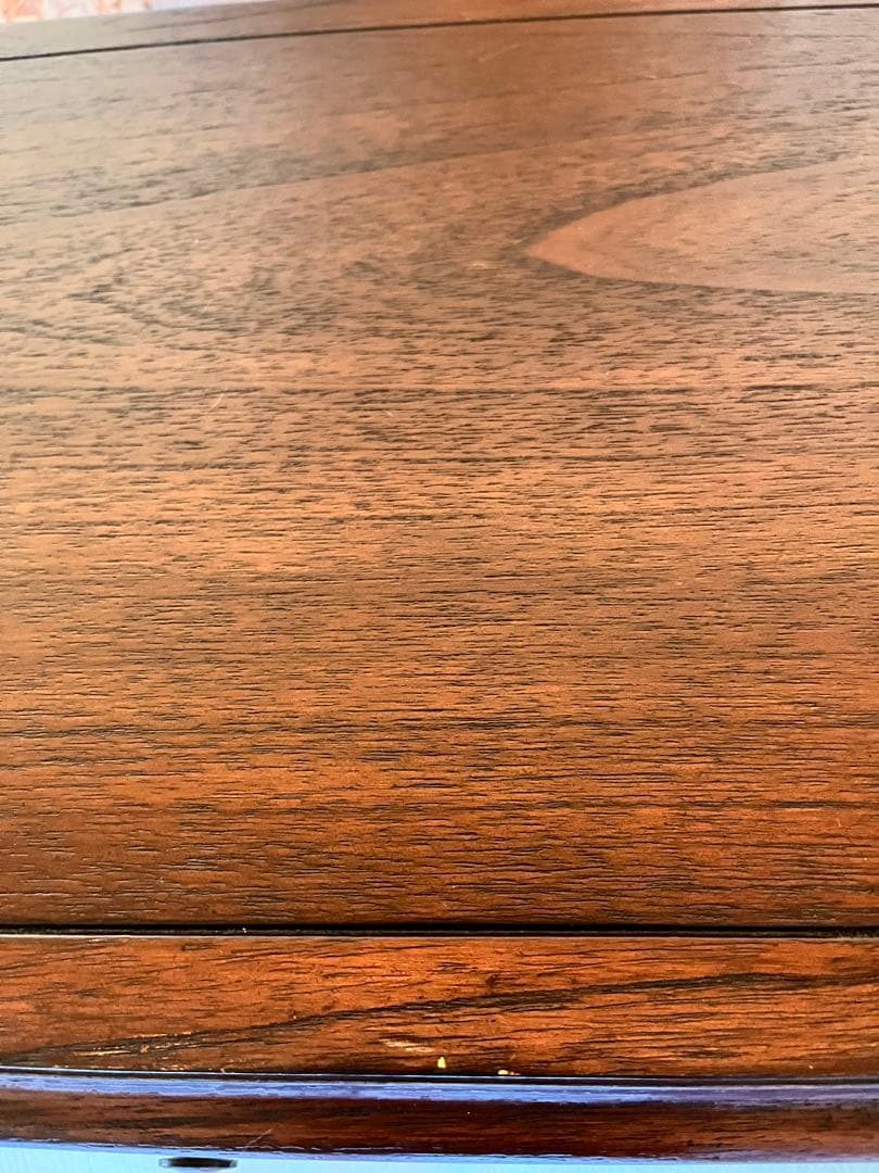 クラシックスタイル木製デスク 3引き出し付き