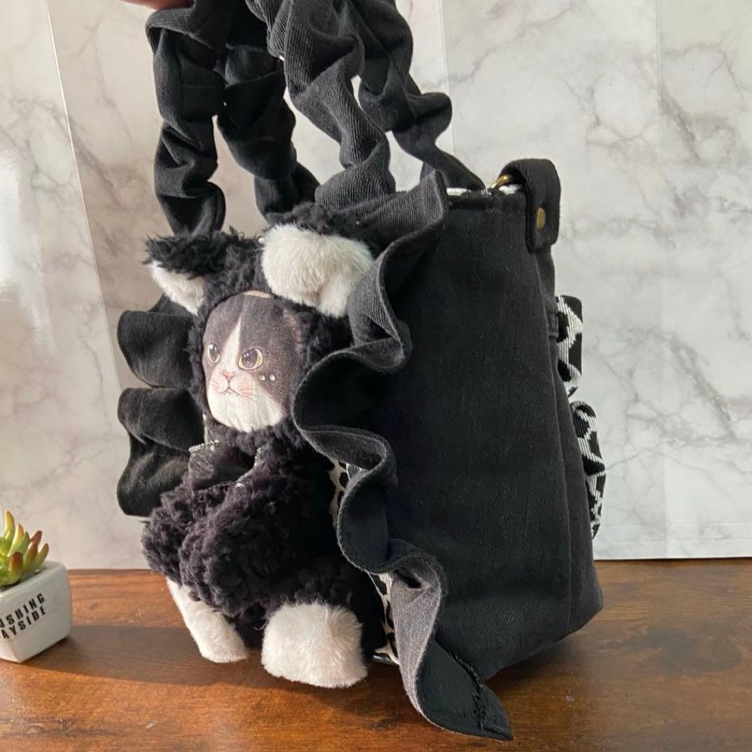 喜*ん様 コヤンイサムチョン 【デニムリメイク】フリルバッグ ハンドメイド