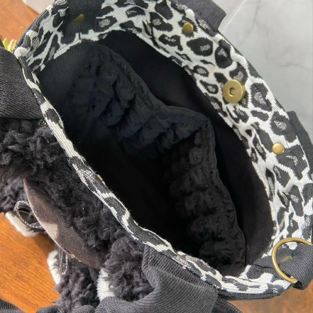 喜*ん様 コヤンイサムチョン 【デニムリメイク】フリルバッグ ハンドメイド