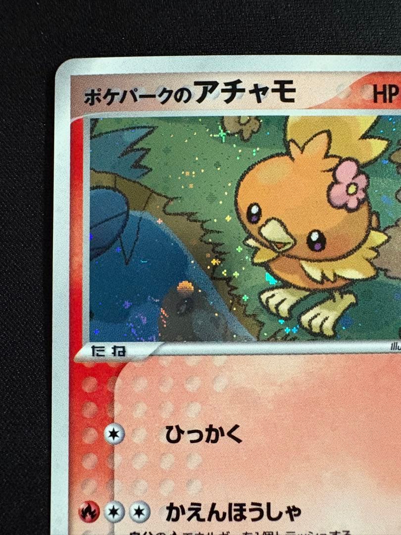 【渦巻きホロ】ポケパークのアチャモ ポケパークプレミアムファイル 002/009